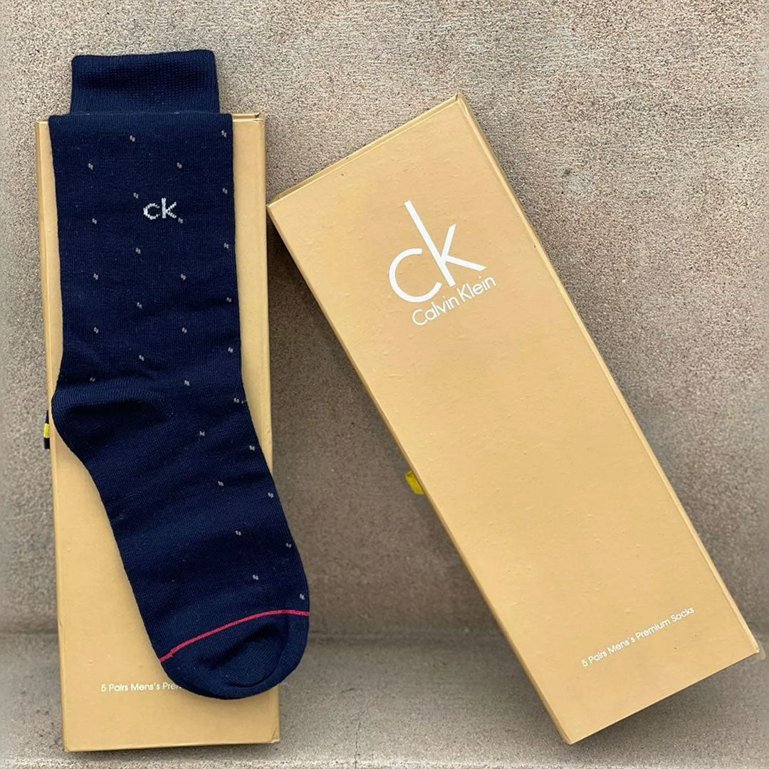 C-K PACK OF 5 FULL LENGTH PREMIUM QUALITY SOCKS