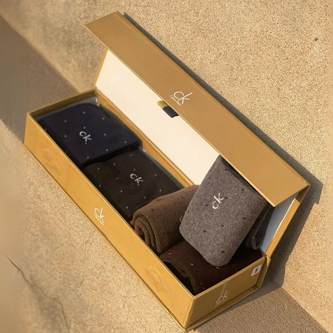 C-K PACK OF 5 FULL LENGTH PREMIUM QUALITY SOCKS