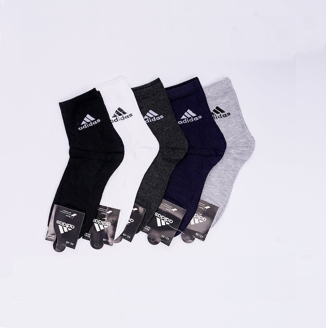 AD - BASIC ANKLE SOCKS (PACK OF 5)