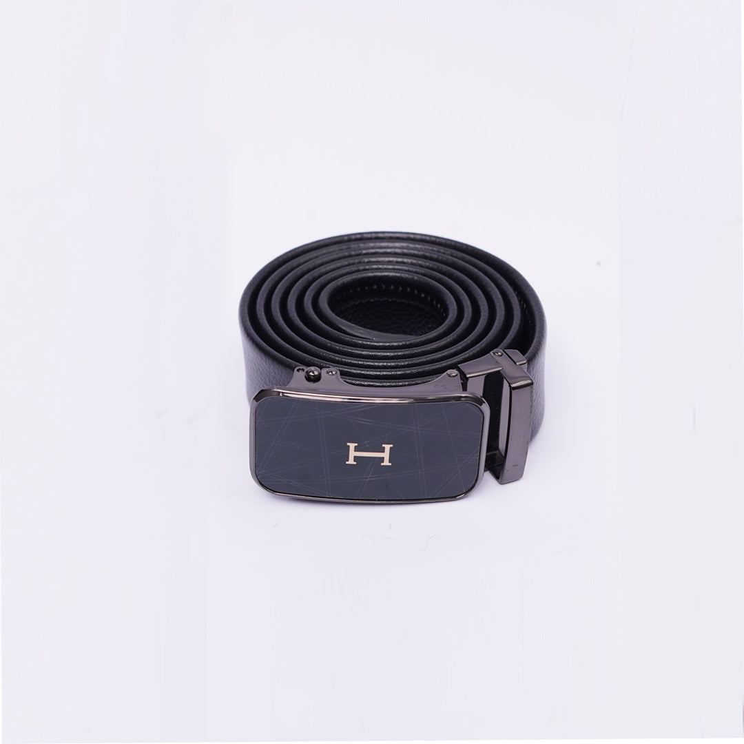 SLEEK LOGO BUCKLE BELT