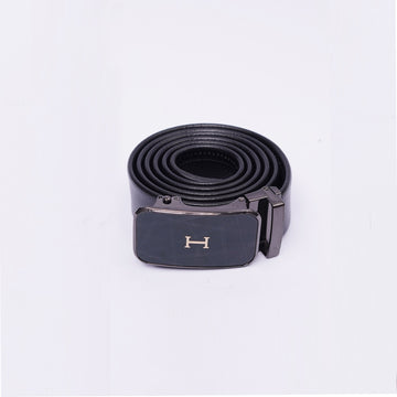 SLEEK LOGO BUCKLE BELT