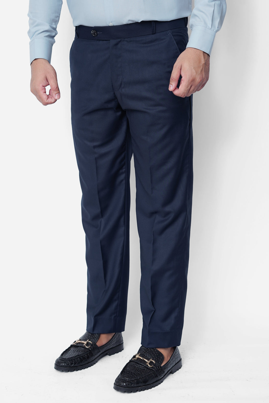 Navy Plain Executive Formal Dress Pant