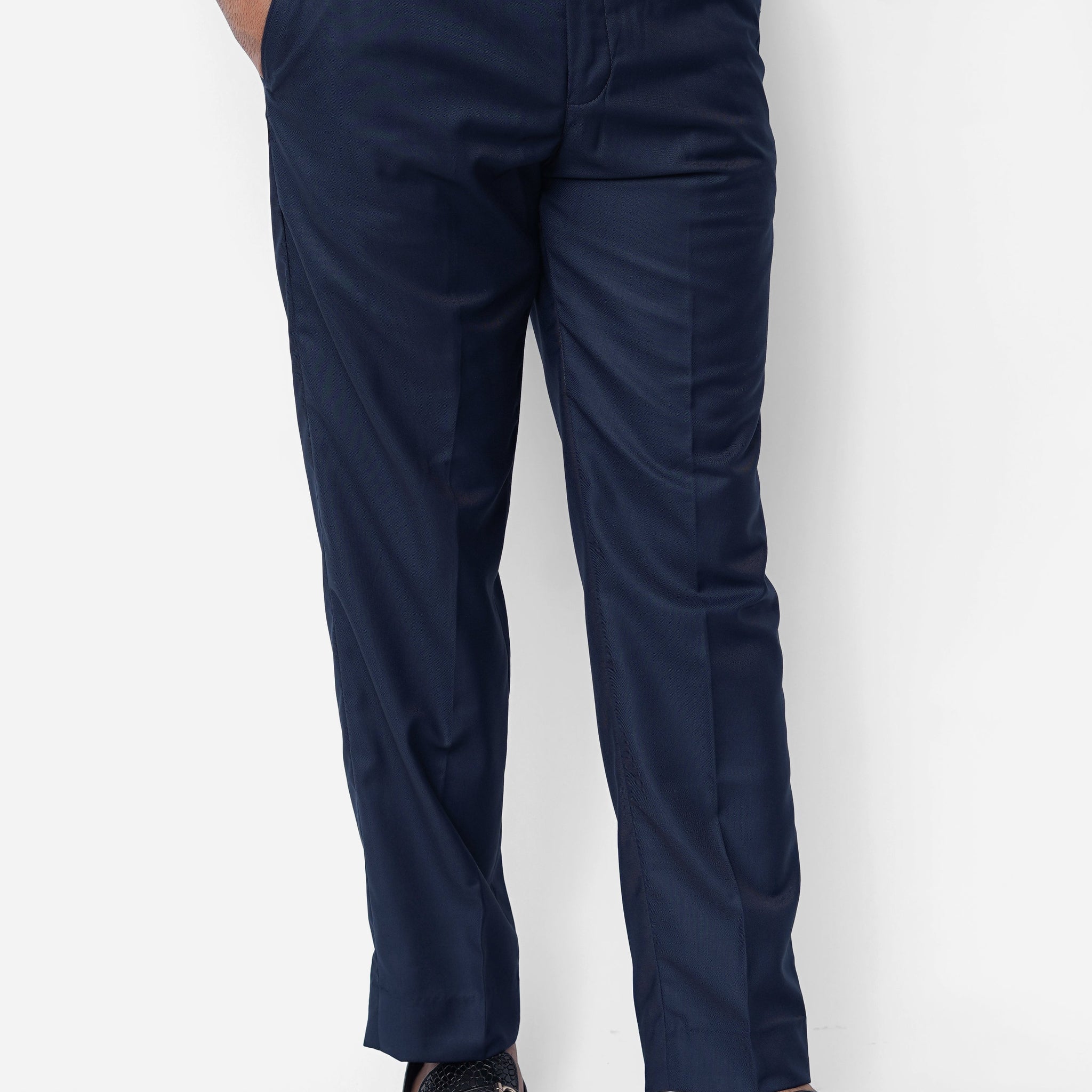 Navy Plain Executive Formal Dress Pant