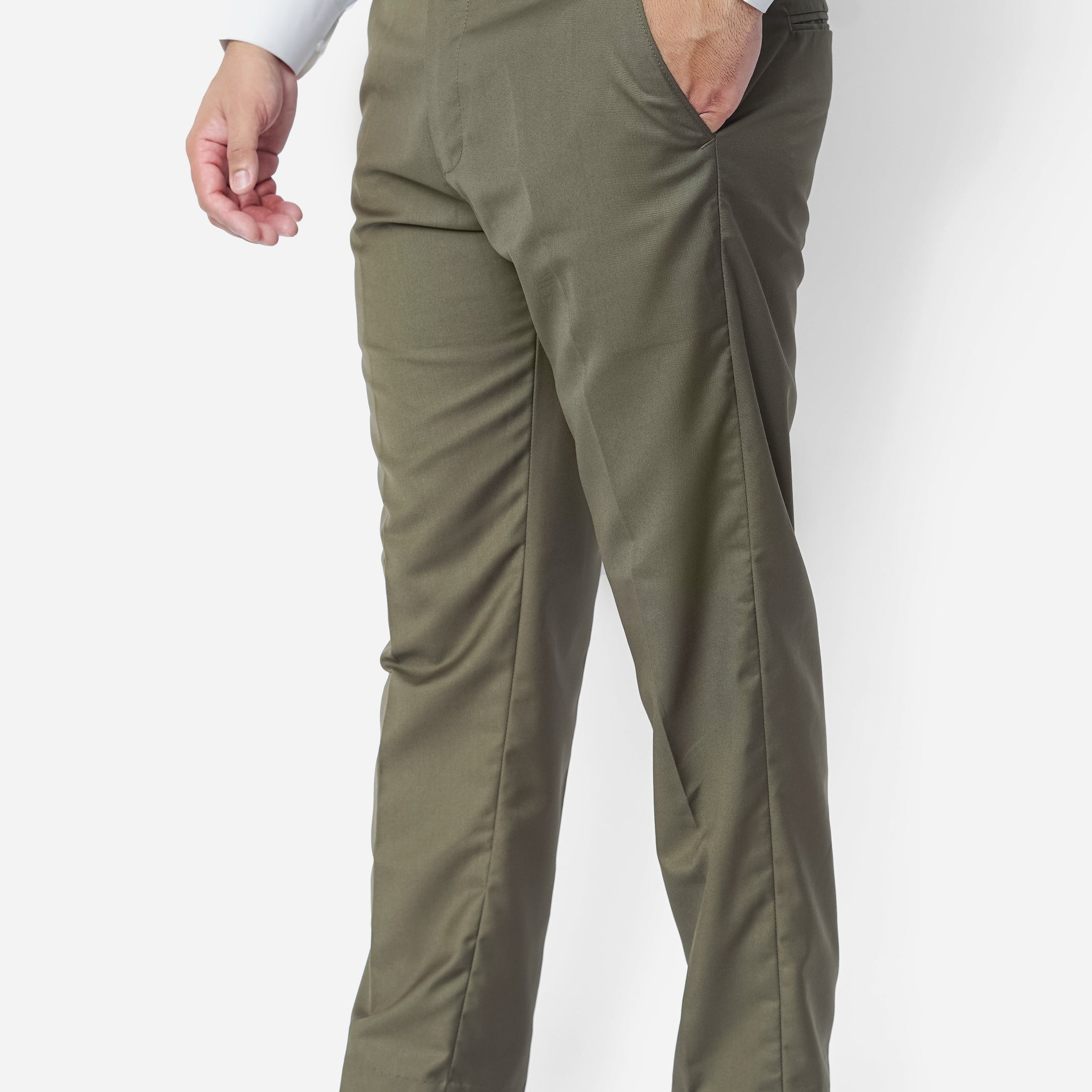 Brown Plain Executive Formal Dress Pant