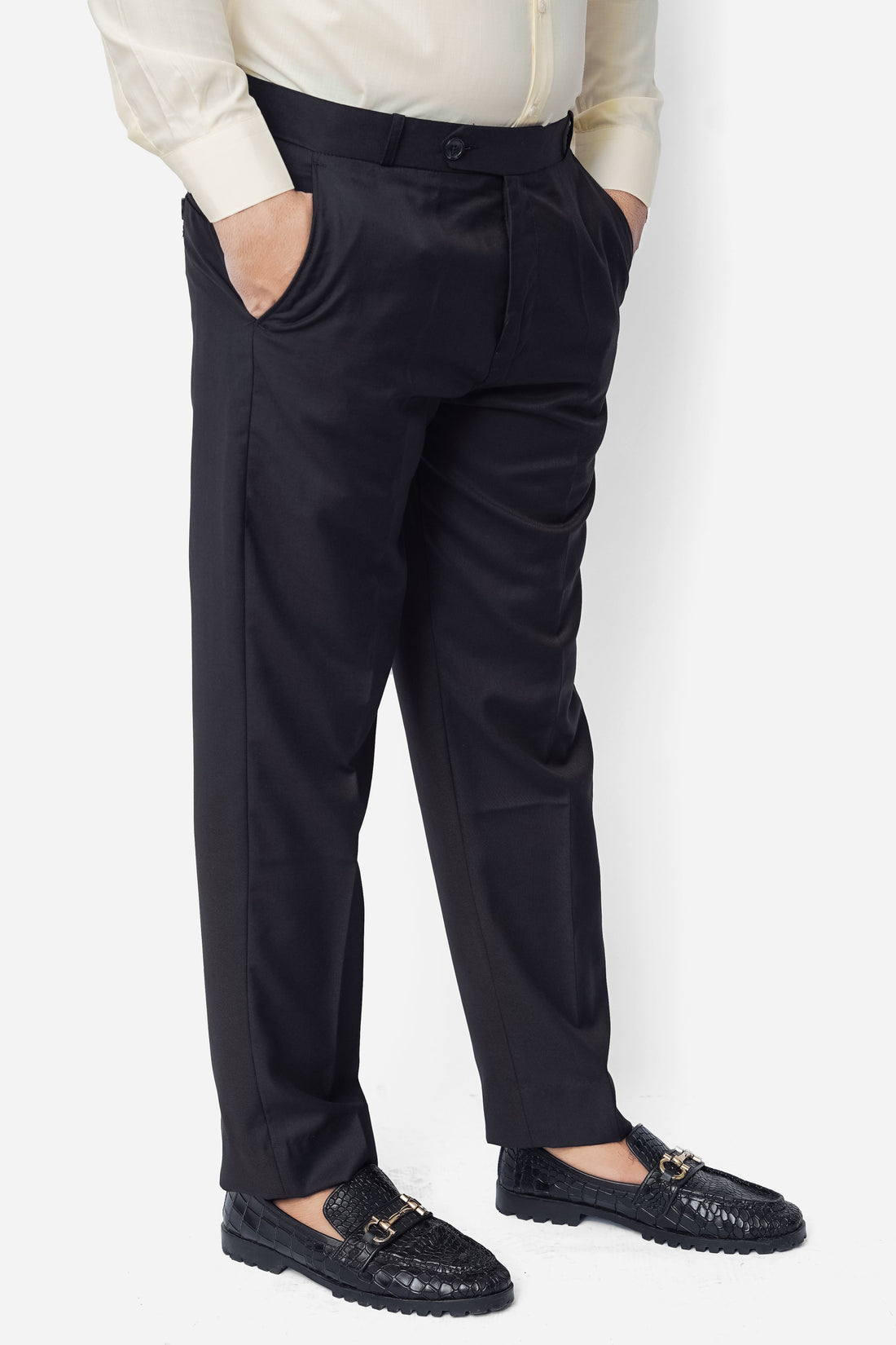 Black Plain Executive Formal Dress Pant